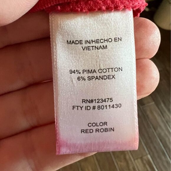 Women’s Ellen Tracy T-Shirt Dress-Color Red Robin-Size L - Picture 7 of 8